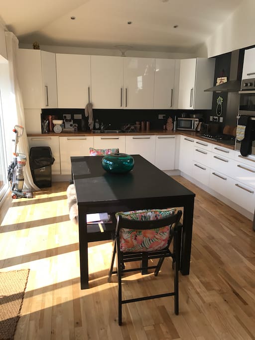 Kitchen and dining area