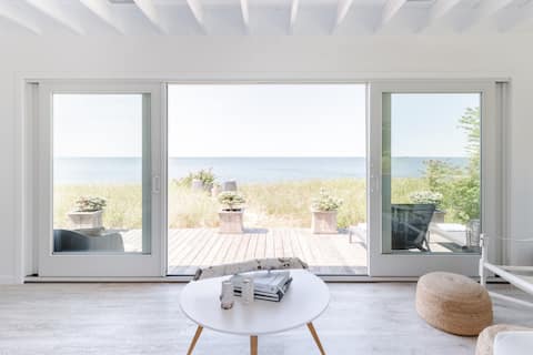 Savor Ocean Sunsets at a Soothing Beachfront Haven