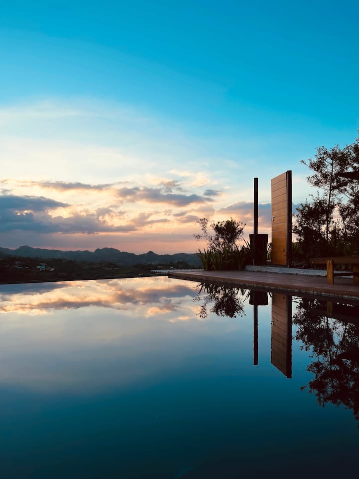 Cabin 1 Mountainside luxury cabin w Batulao view Cabins for Rent in