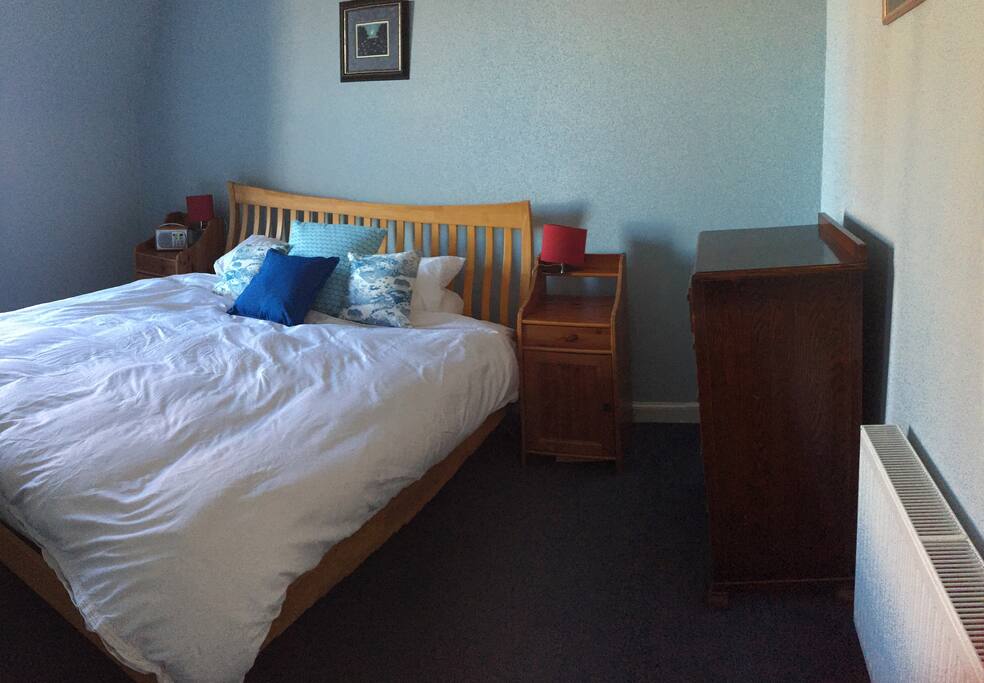 Bedroom on top floor with superking bed