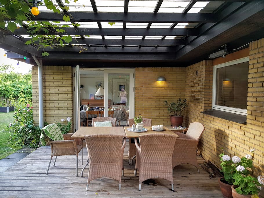 Patio with gasgrill