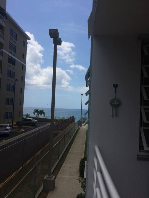 View from balcony