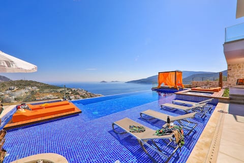 Infinity Pool, Modern ,Heated Pool