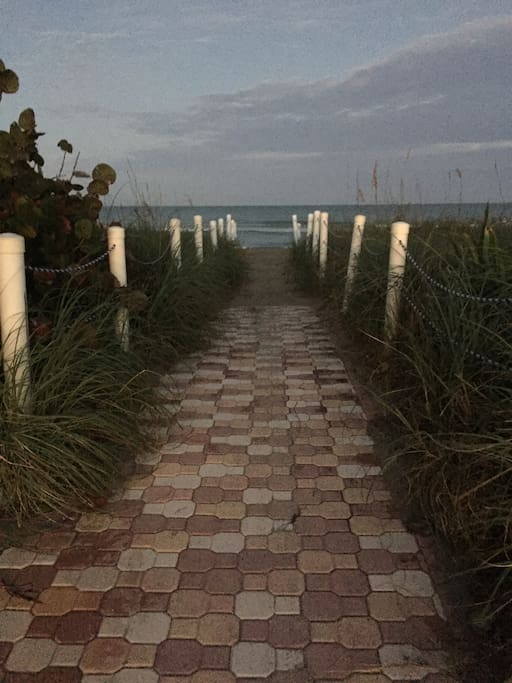 Entrance to the beach