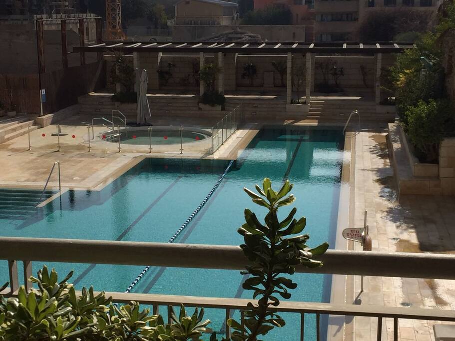 Andromeda complex boasts a natural salt water pool with kids pool and a relaxing, usually very quiet pool area