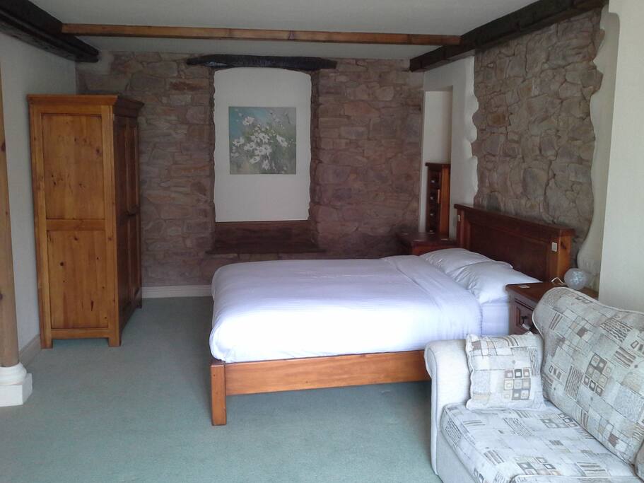 Larger room with sofa may be available as an upgrade on arrival