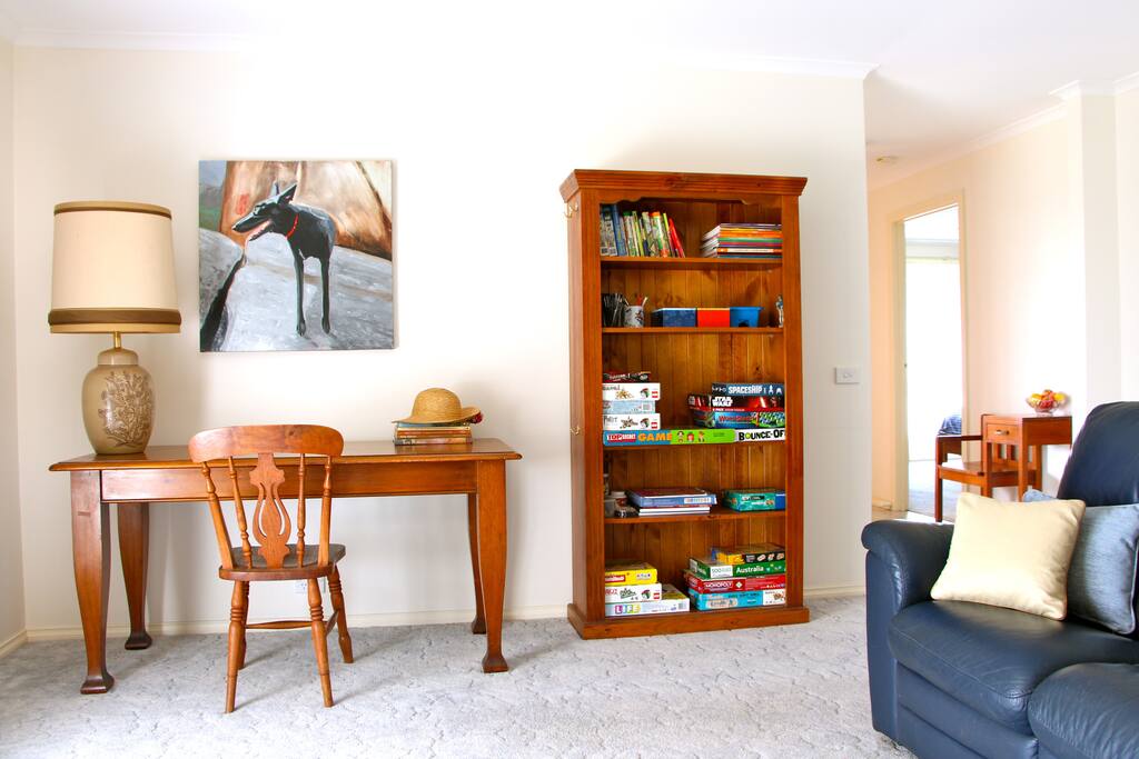 Living room and entry hall