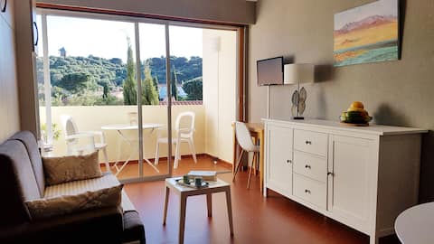 Appart de charme à deux pas de la plage.Parking.