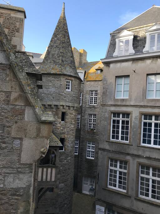 vue de la fenêtre de la cuisine