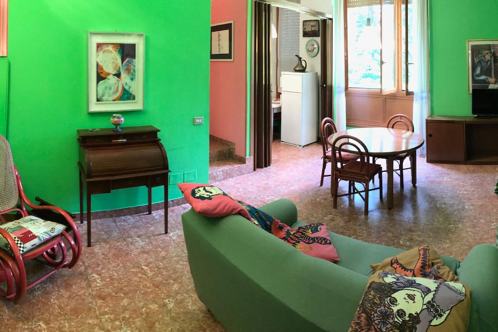 l'ampio soggiorno - the living room