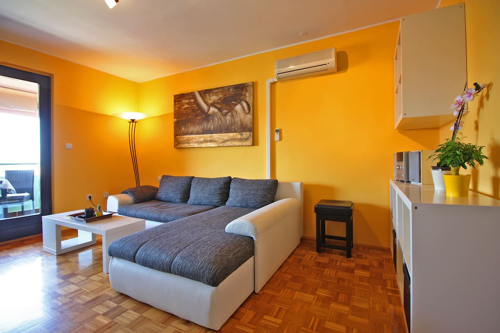 sofa bed for two and air condition