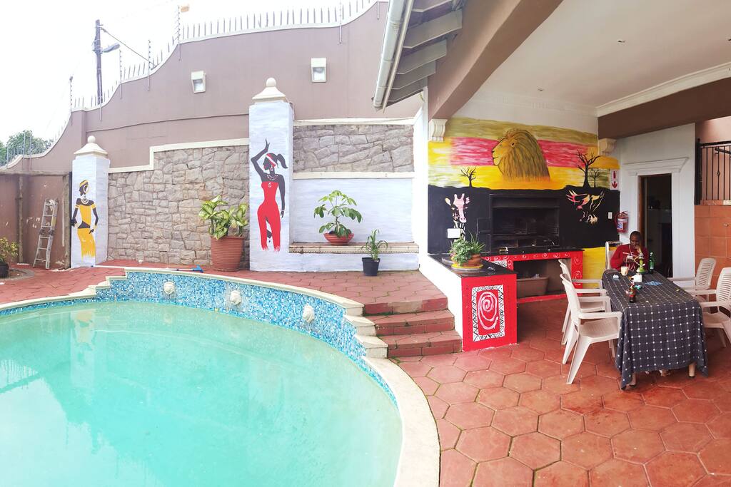 communal braai area