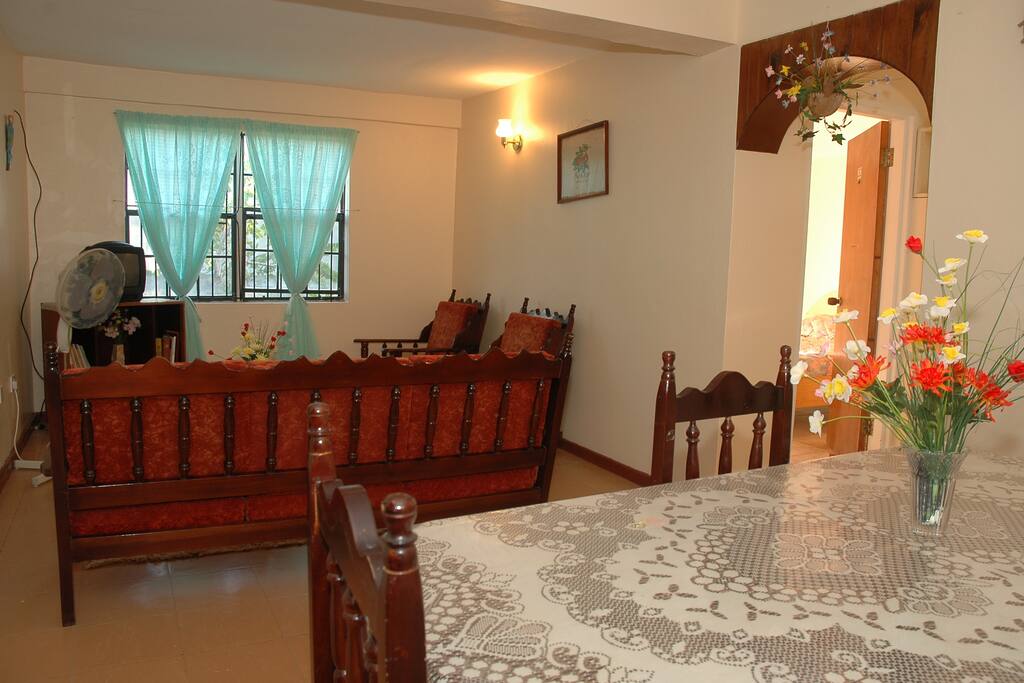 Living and dining room