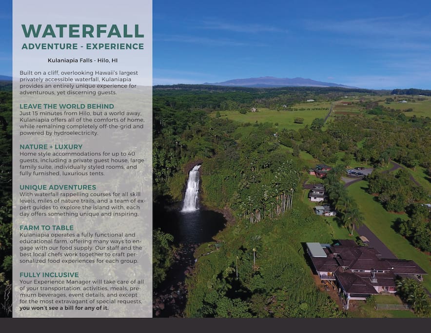 An Entirely Unique, All Inclusive, Adventure Experience