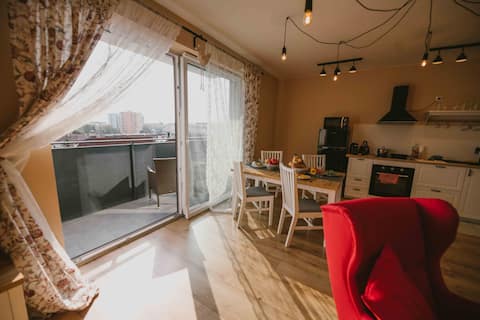 Panorama Apartments 1-4 person free parking