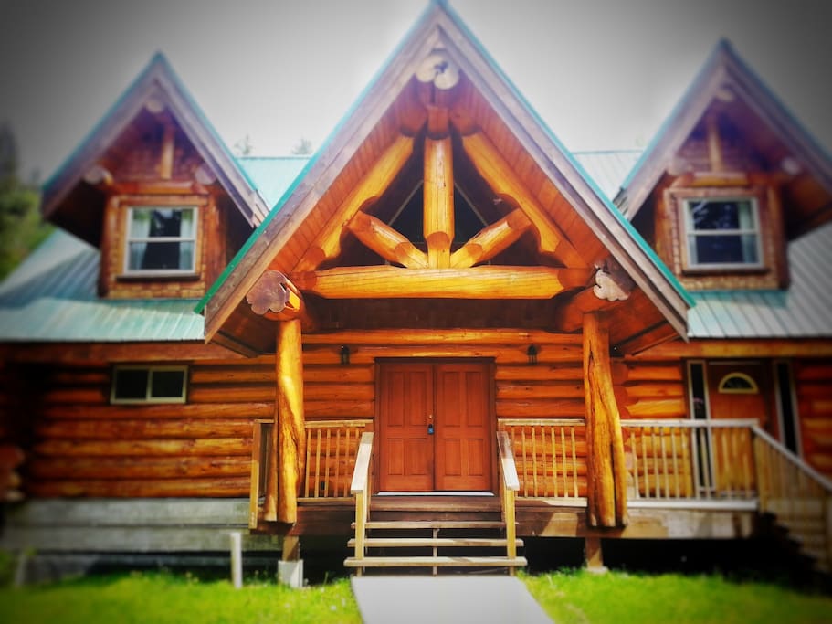 Our grand entrance.