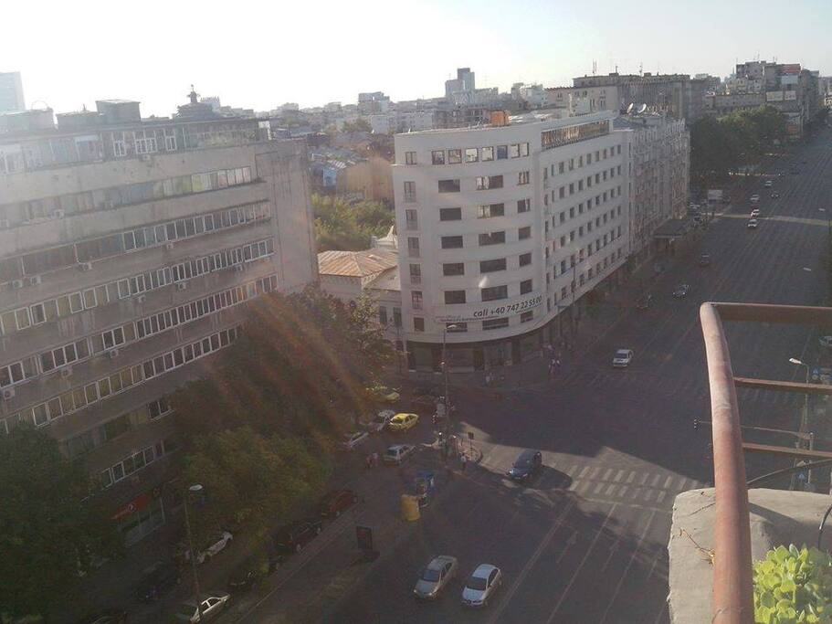View to main boulevard