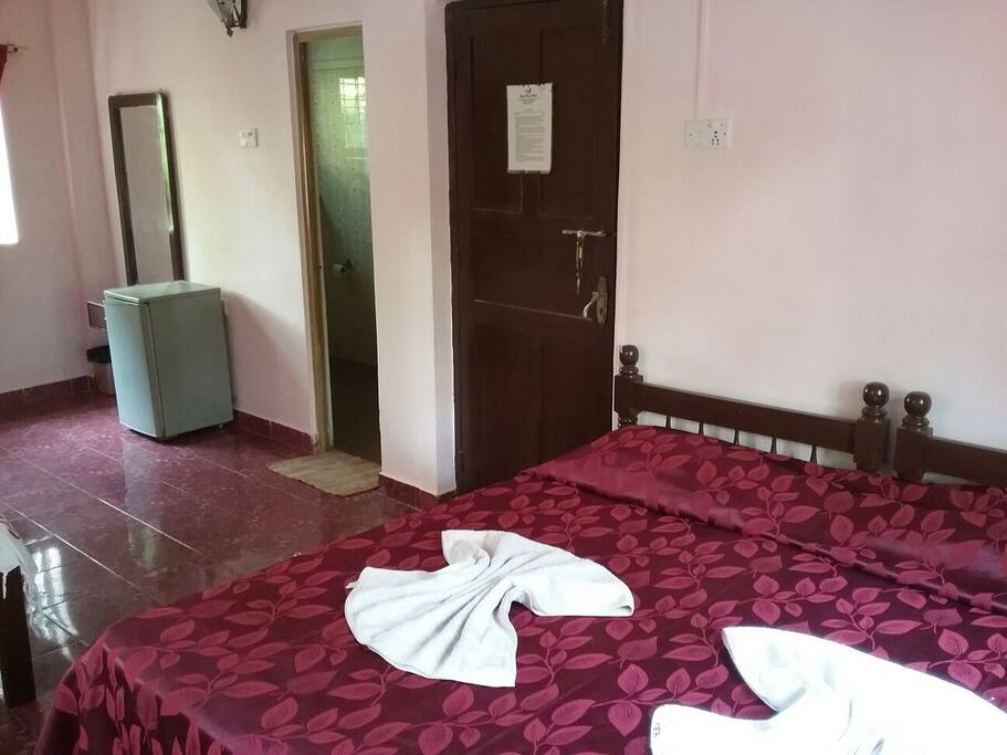  Comfy Family Room  at the Baga Villa Baga Goa Bed and 