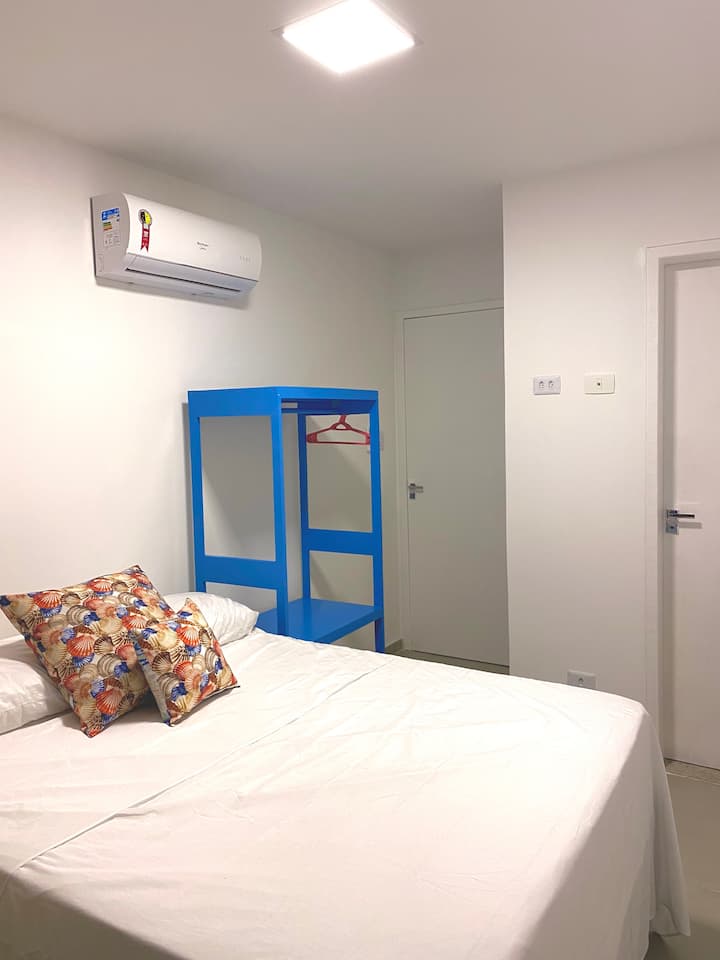 3号套房，配有舒适的Ortobom主卧双人床。