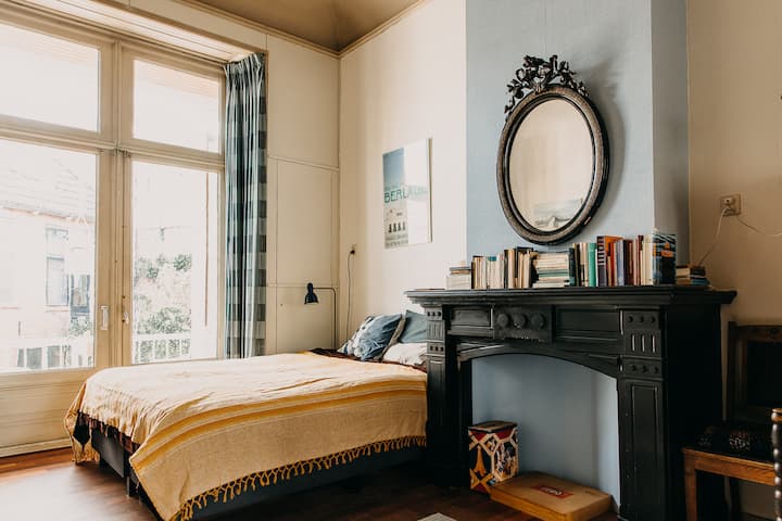 Upstairs overlooking the canal