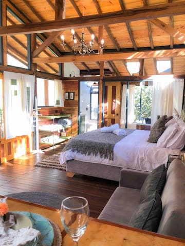 Entire home with 1 bedrooms in Villa De Leyva - Suite Cabaña CantodeAgua-Jacuzzi-Villa de Leyva
