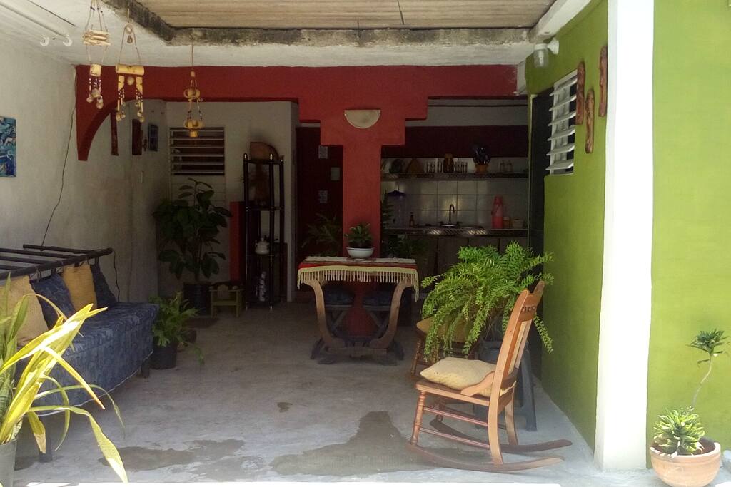 terraza al aire libre