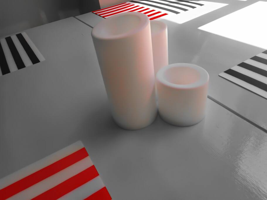 Dining room table for 6
Candles for the atmosphere throughout the house