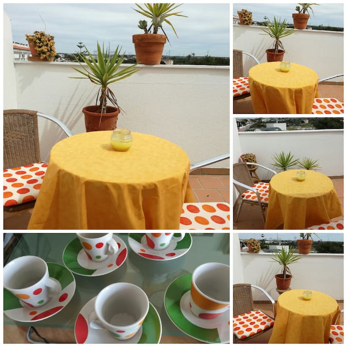 Terraza con vistas al campo y disfrutar el amanecer