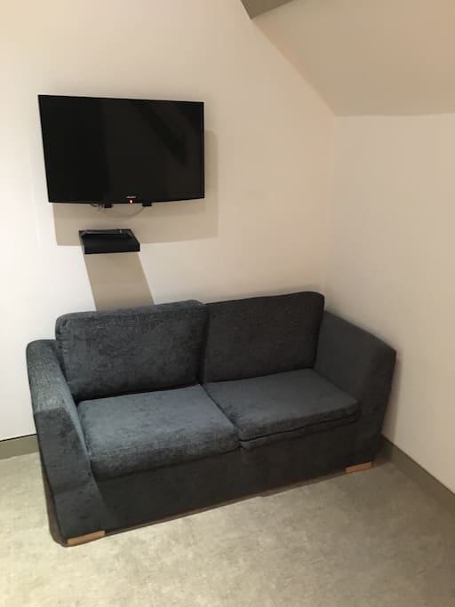 TV and Sofa Bed