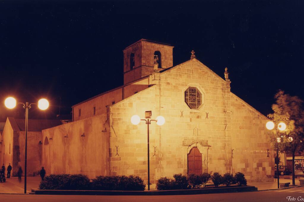 La bellissima Chiesa di San Sebastiano a Samugheo a due passi dall'appartamento...