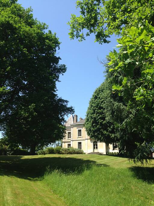 The chateau from the park