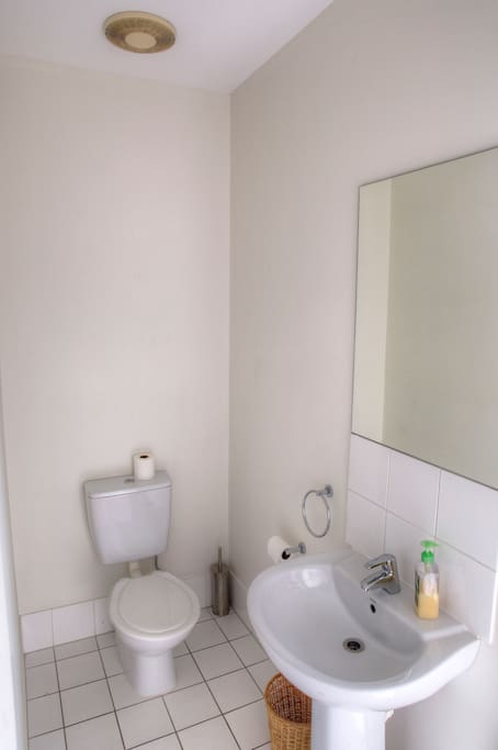 Upstairs separate toilet
