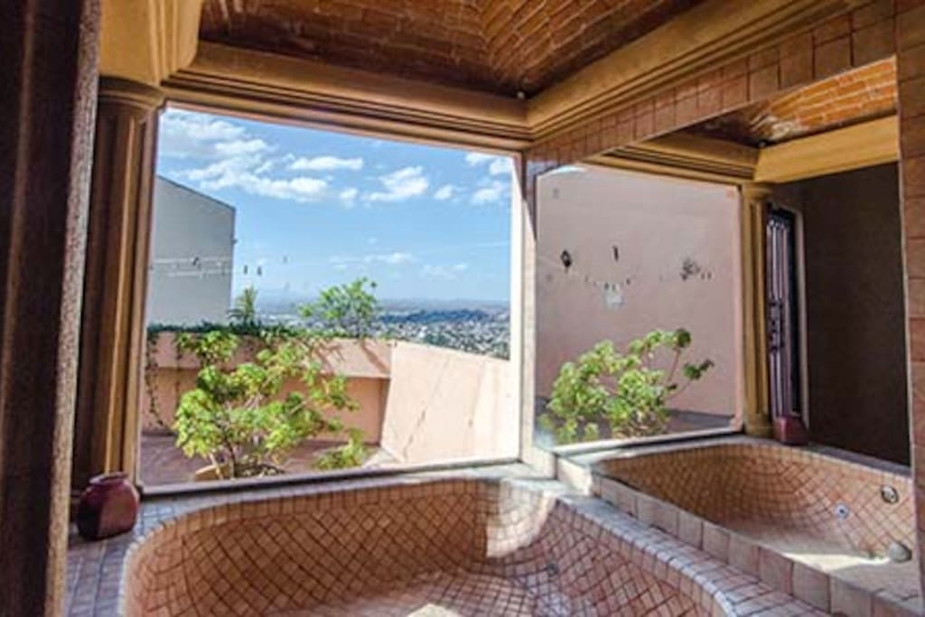 Jacuzzi that is in the master bedroom, and it has a walking closet too