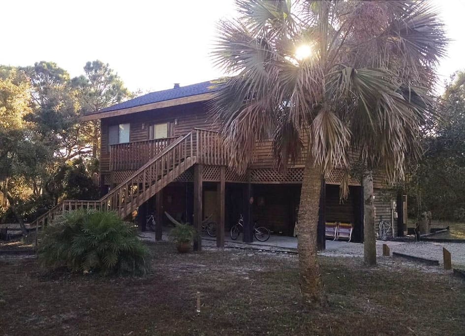 Front of home.