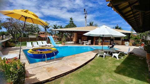 Mansao Macedo 7 suites with oceanfront kitchen