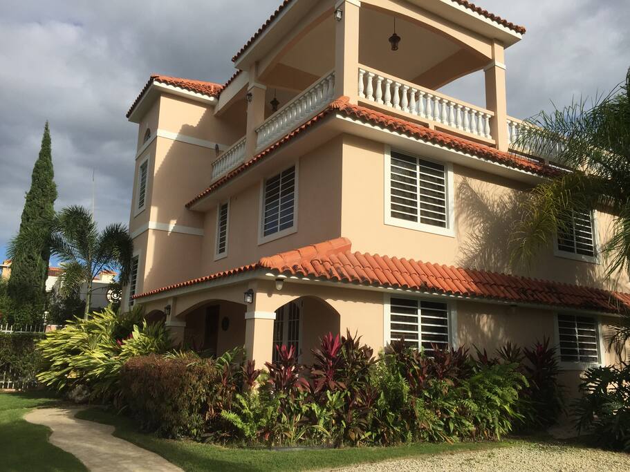 Front of house.