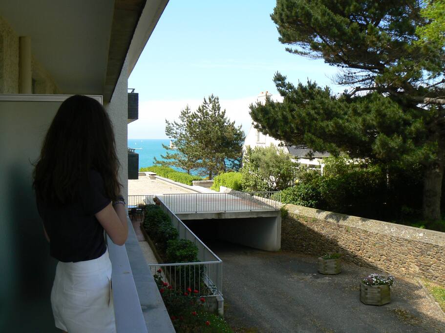 Vue mer de la terrasse