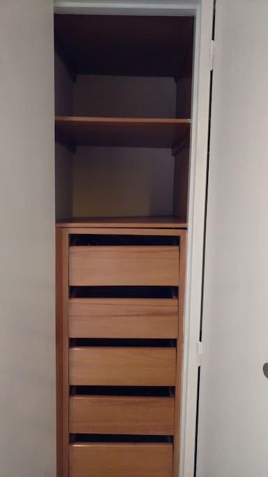 Chest of drawer and wardrobe