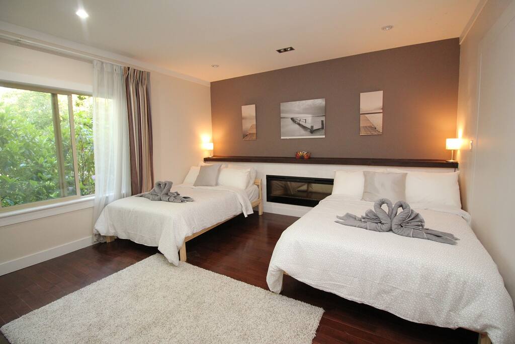 Two double beds