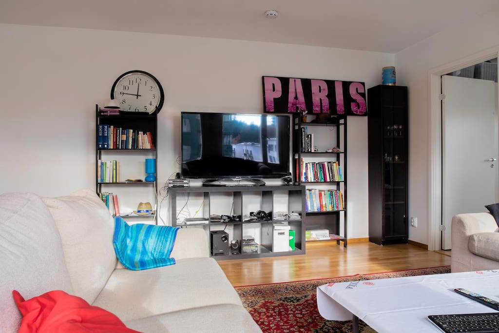 The tv set.
