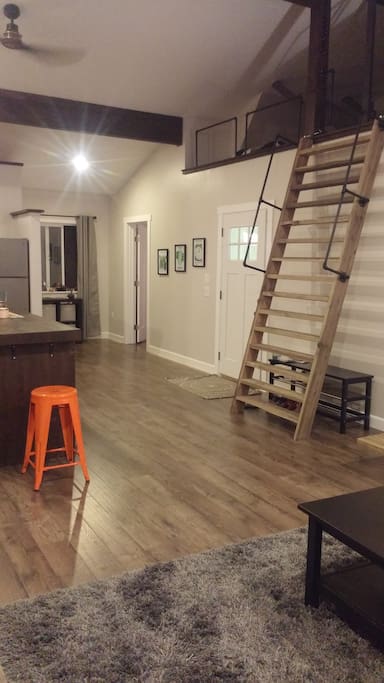 Ladder to loft