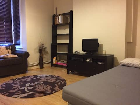 Large bed-sitting room in North West London