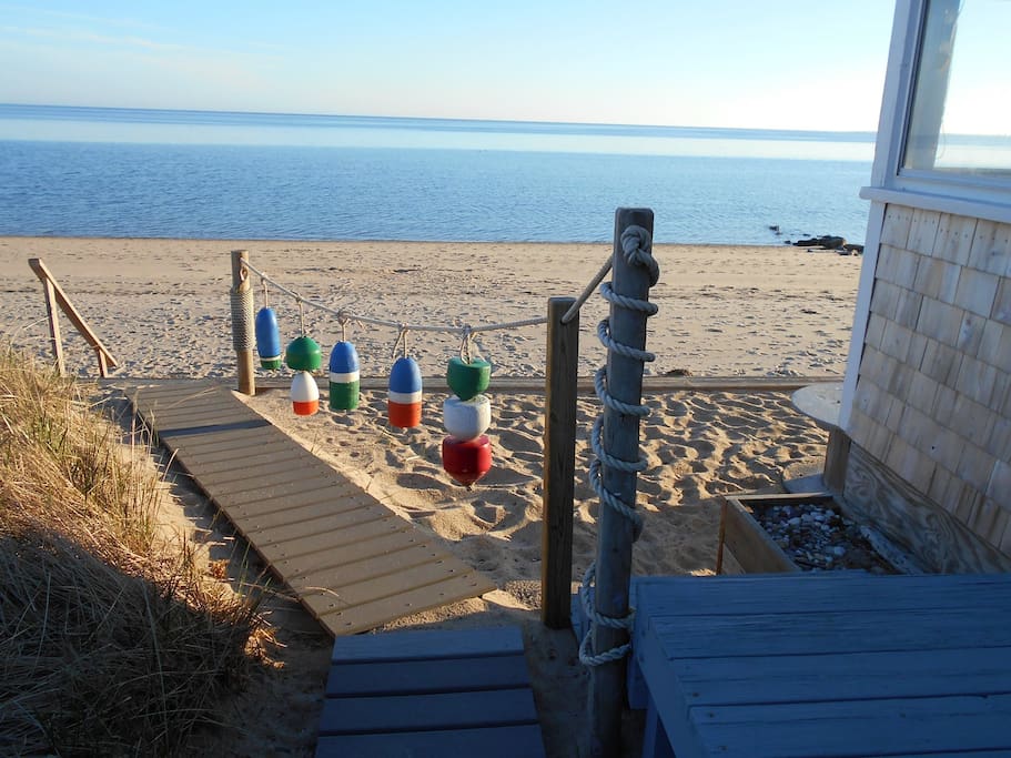 Walkway to our private beach