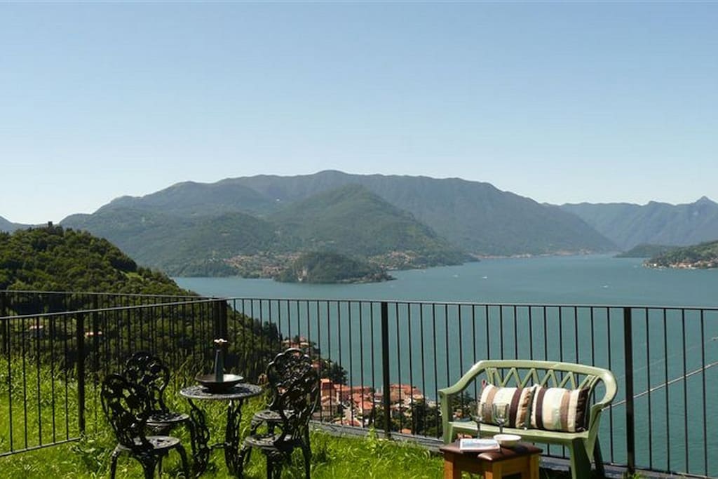 View from private garden