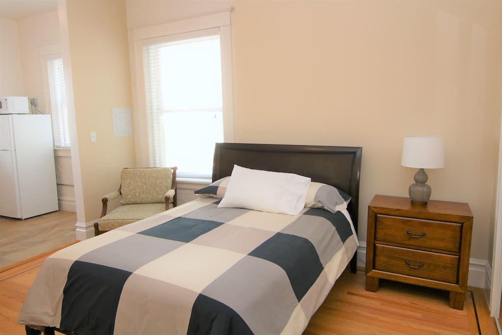 New Bed w/ Sheets