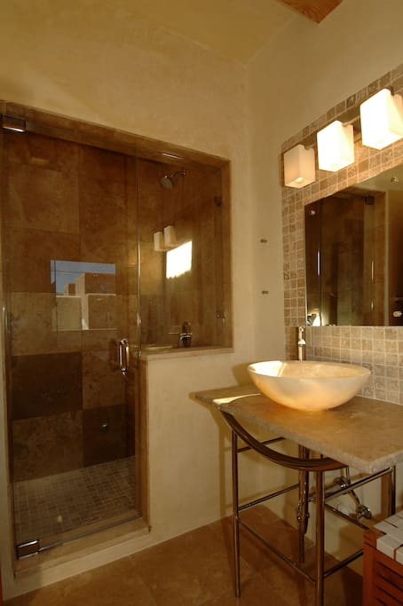 Master Bathroom with wet sauna