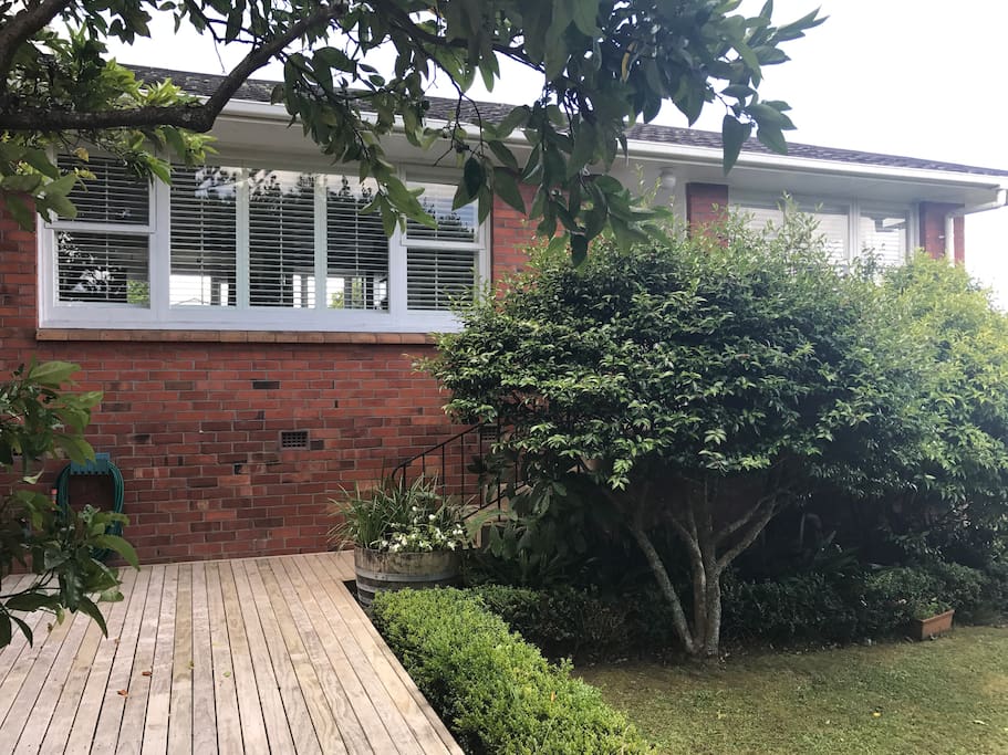 Front entrance to the house
