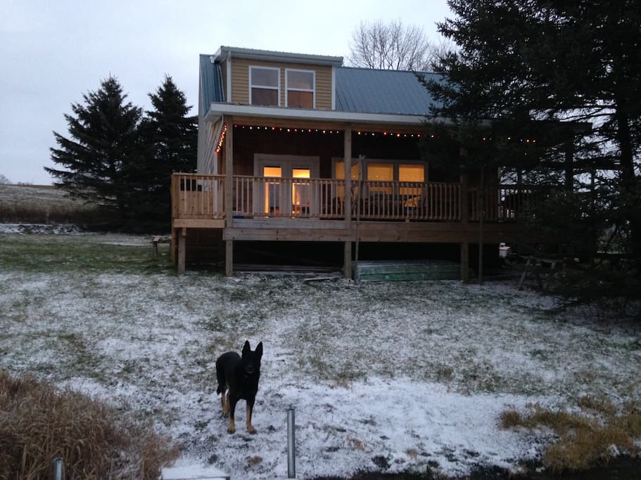 Cottage at winter