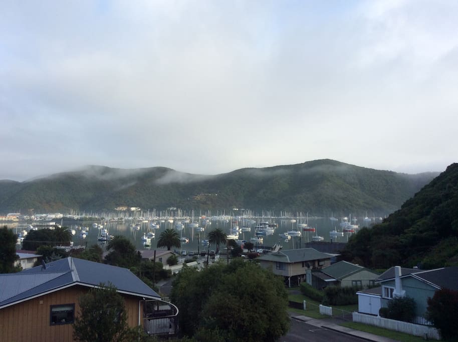 views of Waikawa Bay
