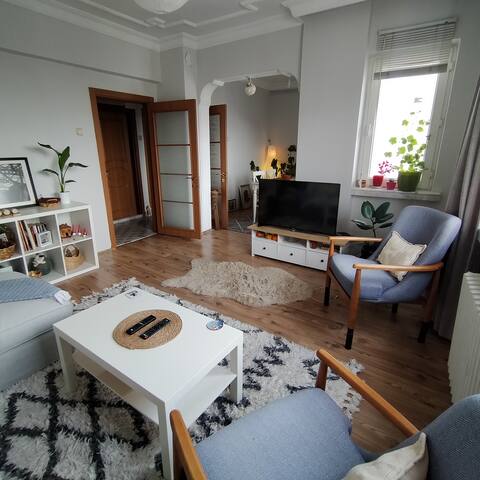 Warm, spacious and comfortable home in the center of the city